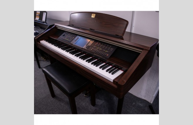 Used Yamaha CVP208 Satin Mahogany Digital Piano Complete Package (SN:601617) - Image 5